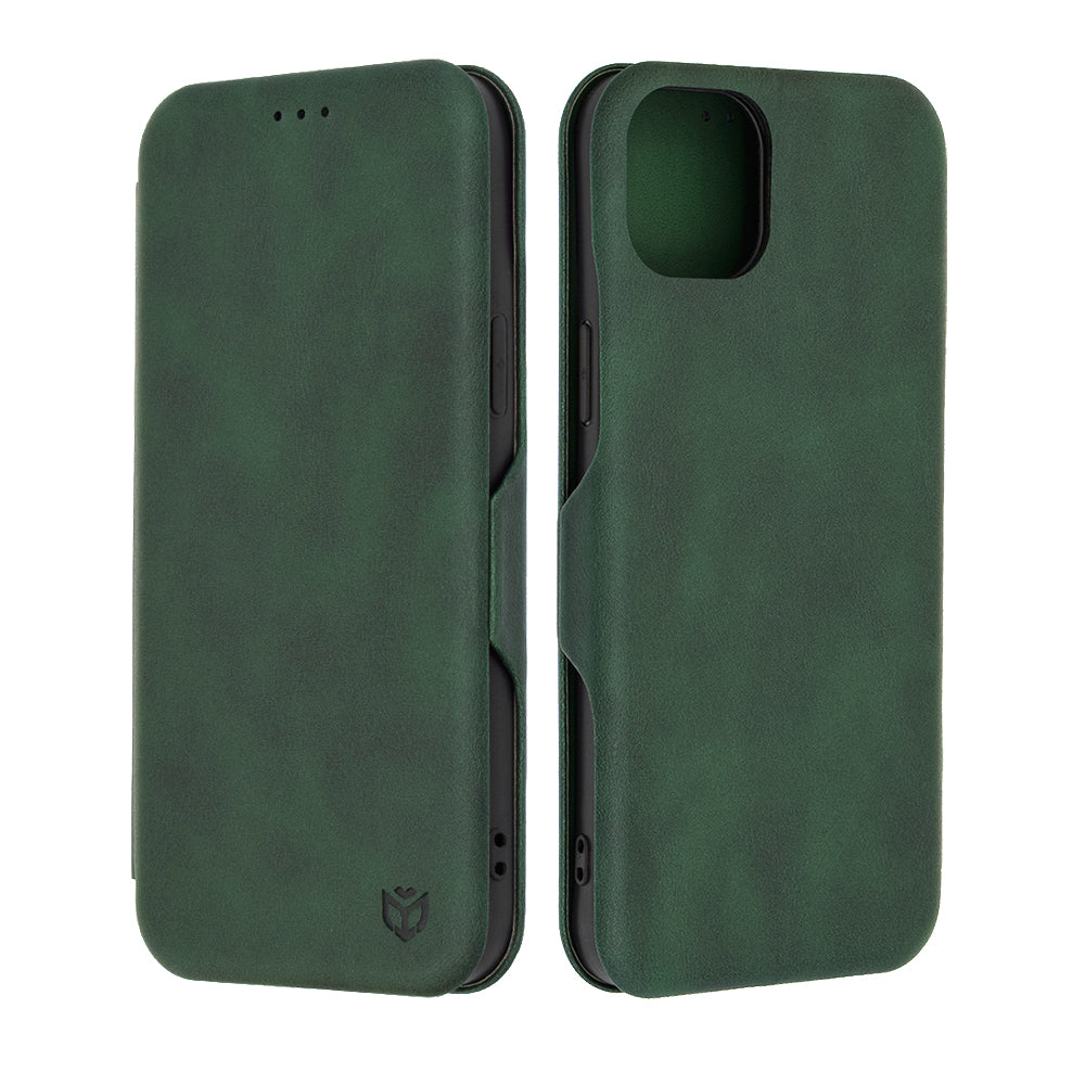 Cover til Apple iPhone 15 Plus, Techsuit, Safe Wallet Plus, Grøn