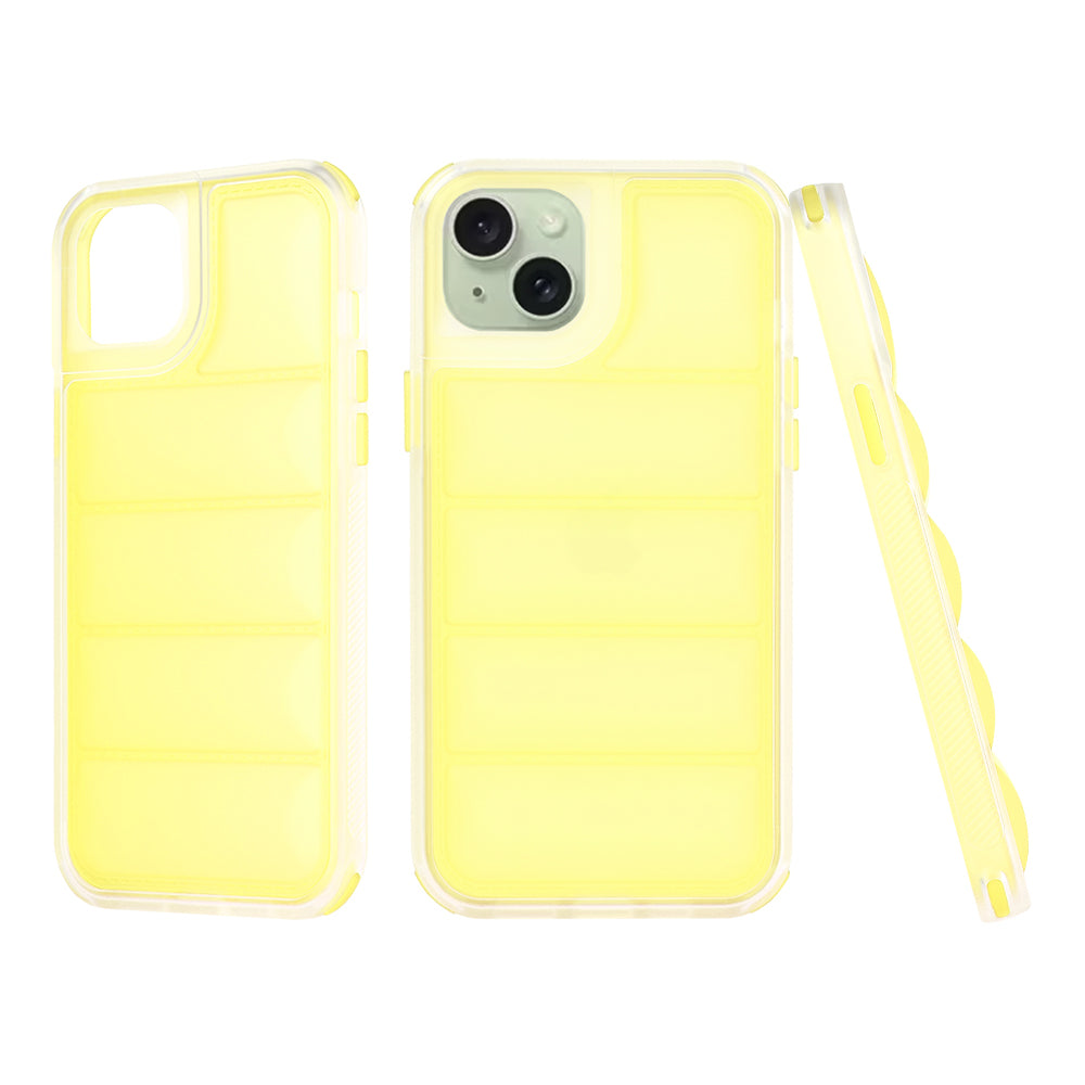 Cover til Apple iPhone 15 Plus, Techsuit, Wave Shield, Gul