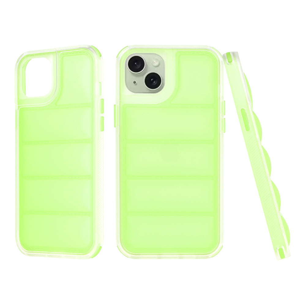 Cover til Apple iPhone 15 Plus, Techsuit, Wave Shield, Grøn