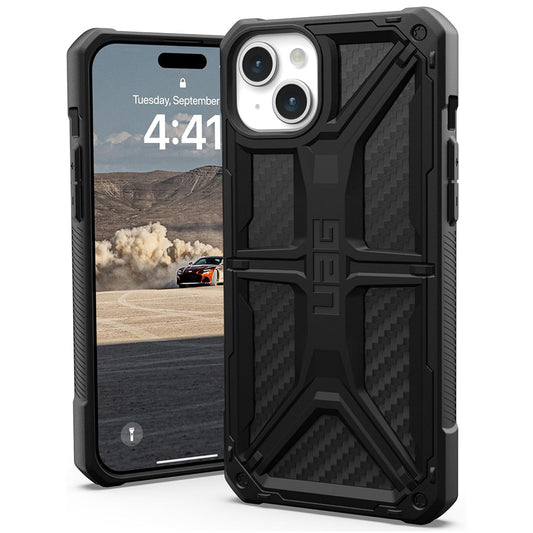 Cover til Apple iPhone 15 Plus, Urban Armor Gear, Monarch Carbon, Sort