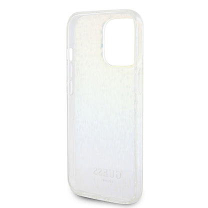 Etui til Apple iPhone 15 Pro Max, Guess, IML Faceted Mirror Disco Iridescent, Flerfarvet