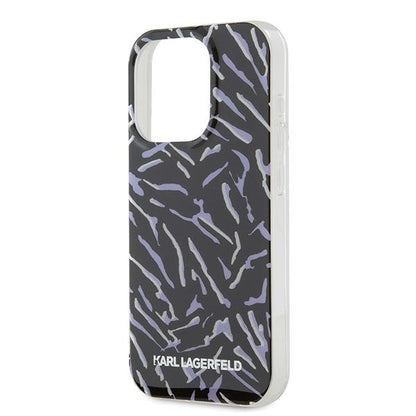 Etui til Apple iPhone 15 Pro Max, Karl Lagerfeld, Zebra with Cord Strap, Lilla