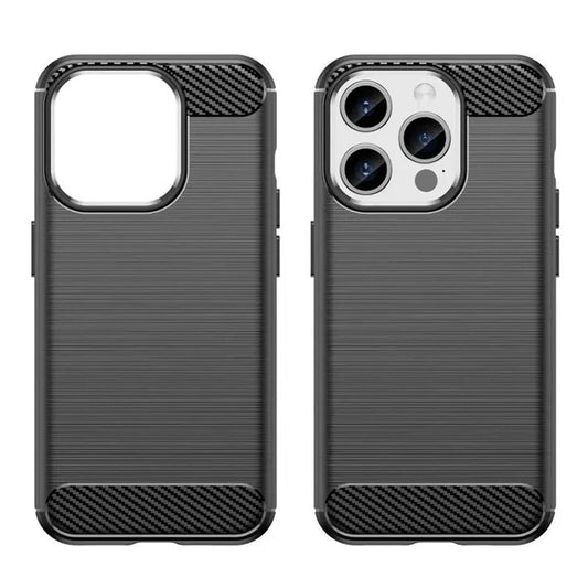Cover til Apple iPhone 15 Pro Max, Techsuit, Carbon, Sort