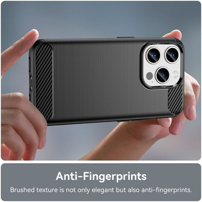 Cover til Apple iPhone 15 Pro Max, Techsuit, Carbon, Sort