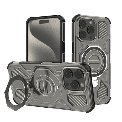 Case for Apple iPhone 15 Pro Max, Techsuit, Carbon Shield Pro, Smoke