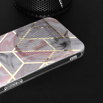 Cover til Apple iPhone 15 Pro Max, Techsuit, Marble, Pink