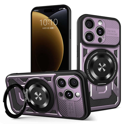 Case for Apple iPhone 15 Pro Max, Techsuit, RuggedCam, Purple