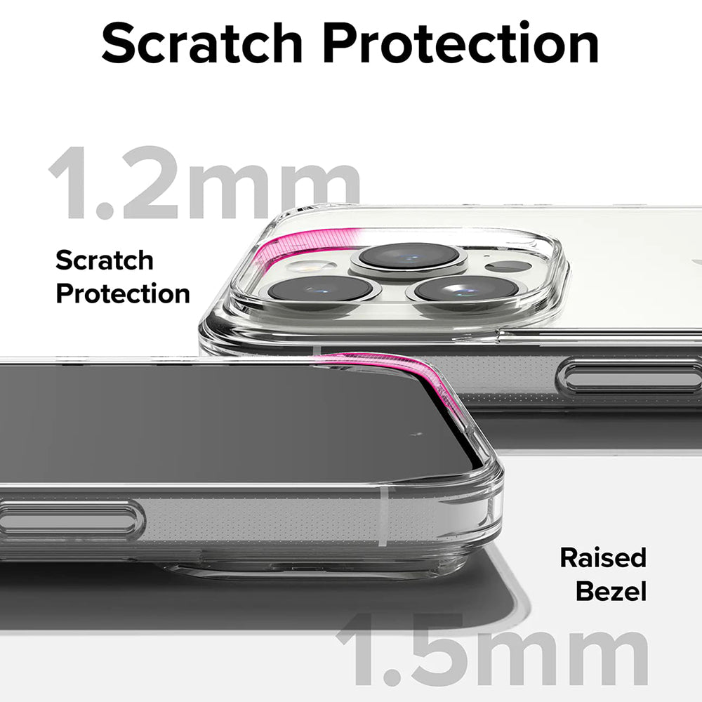 Cover til Apple iPhone 15 Pro, Ringke, Fusion, Transparent