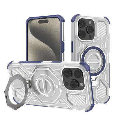 Cover til Apple iPhone 15 Pro, Techsuit, Carbon Shield Pro, Blå