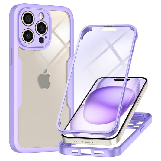 Cover til Apple iPhone 15 Pro, Techsuit, ColorVerse 360, Lilla