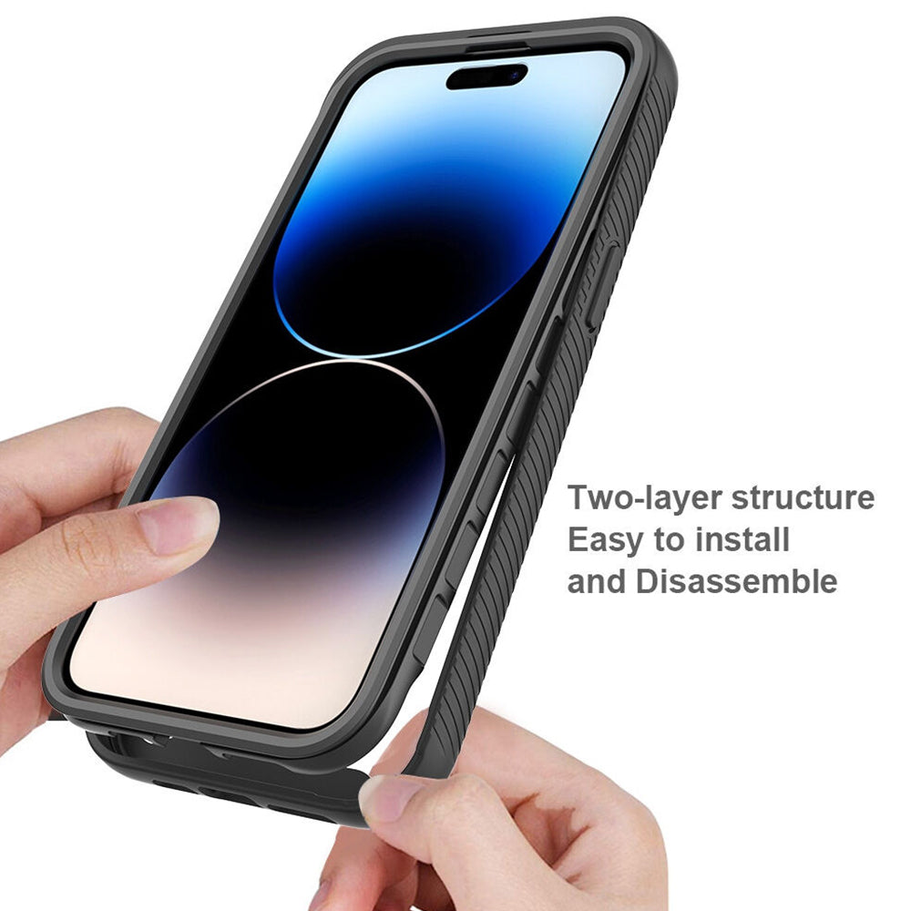 Cover til Apple iPhone 15 Pro, Techsuit, Defense360 Pro, Sort