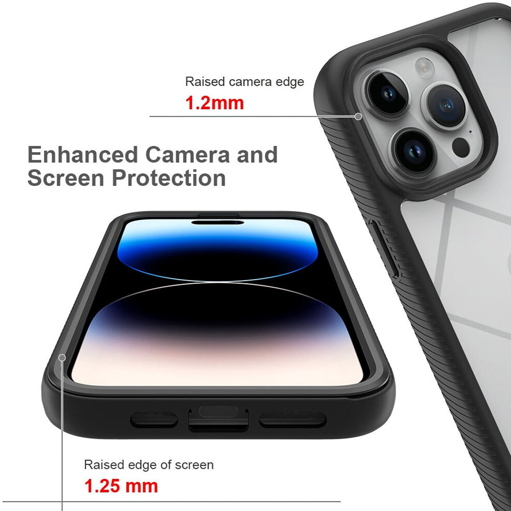 Cover til Apple iPhone 15 Pro, Techsuit, Defense360 Pro, Sort