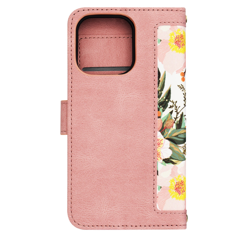 Cover til Apple iPhone 15 Pro, Techsuit, FlipCraft, Pink