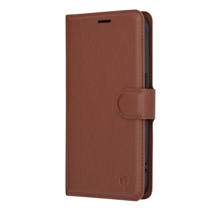Cover til Apple iPhone 15 Pro, Techsuit, Leather Folio, Brun