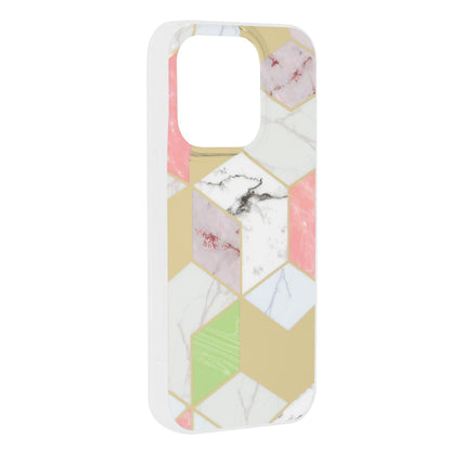 Cover til Apple iPhone 15 Pro, Techsuit, Marble, Lilla