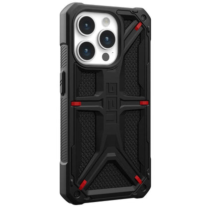 Cover til Apple iPhone 15 Pro, Urban Armor Gear, Monarch Kevlar, Sort