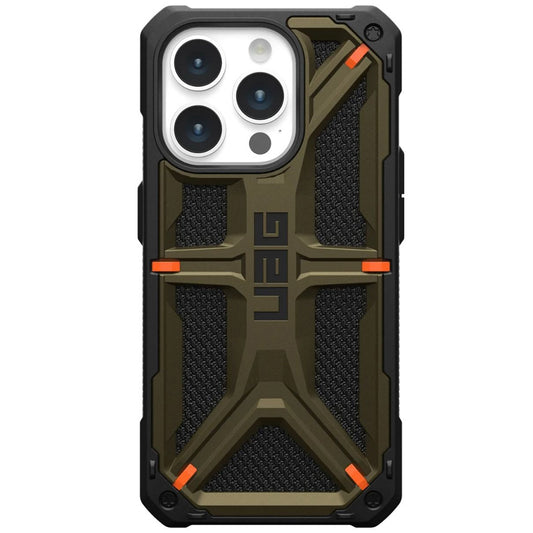 Cover til Apple iPhone 15 Pro, Urban Armor Gear, Monarch Kevlar, Grøn