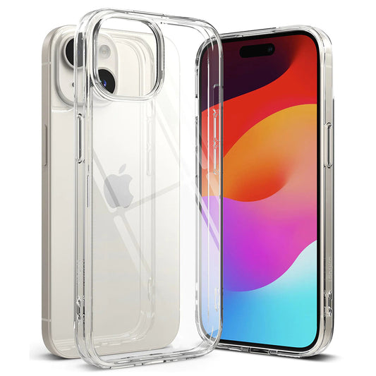 Cover til Apple iPhone 15, Ringke, Fusion, Transparent