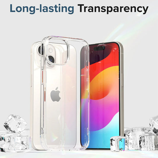 Cover til Apple iPhone 15, Ringke, Fusion, Transparent