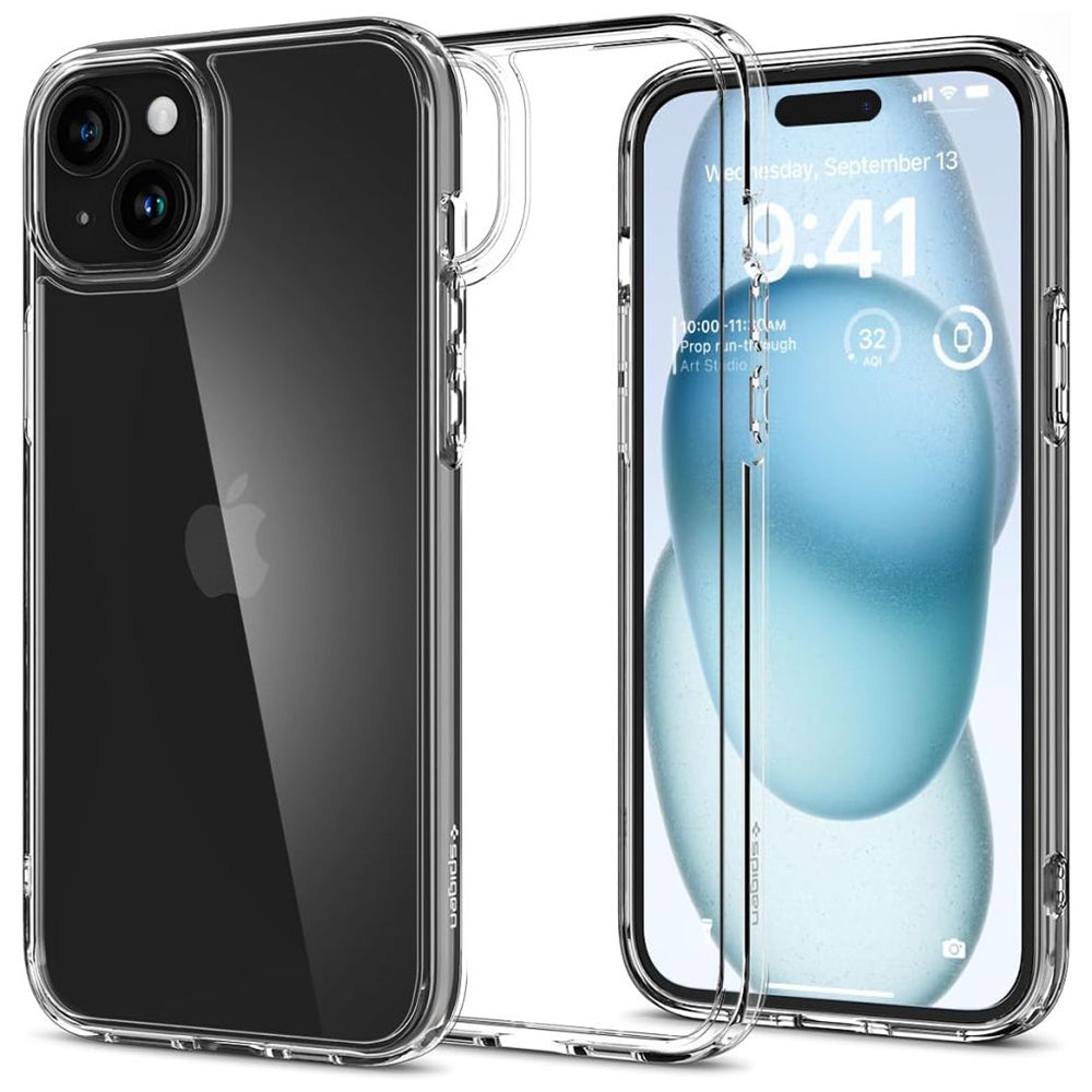 Cover til Apple iPhone 15, Spigen, Ultra Hybrid, Transparent ACS06793