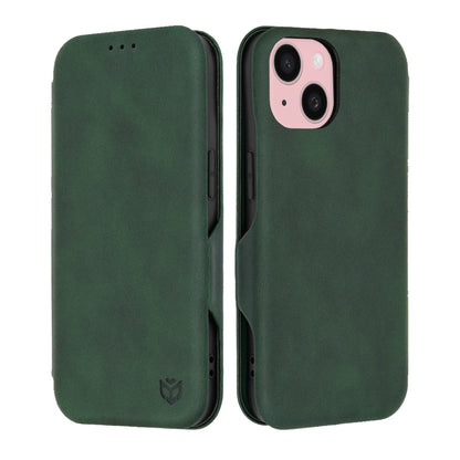 Cover til Apple iPhone 15, Techsuit, Safe Wallet Plus, Grøn