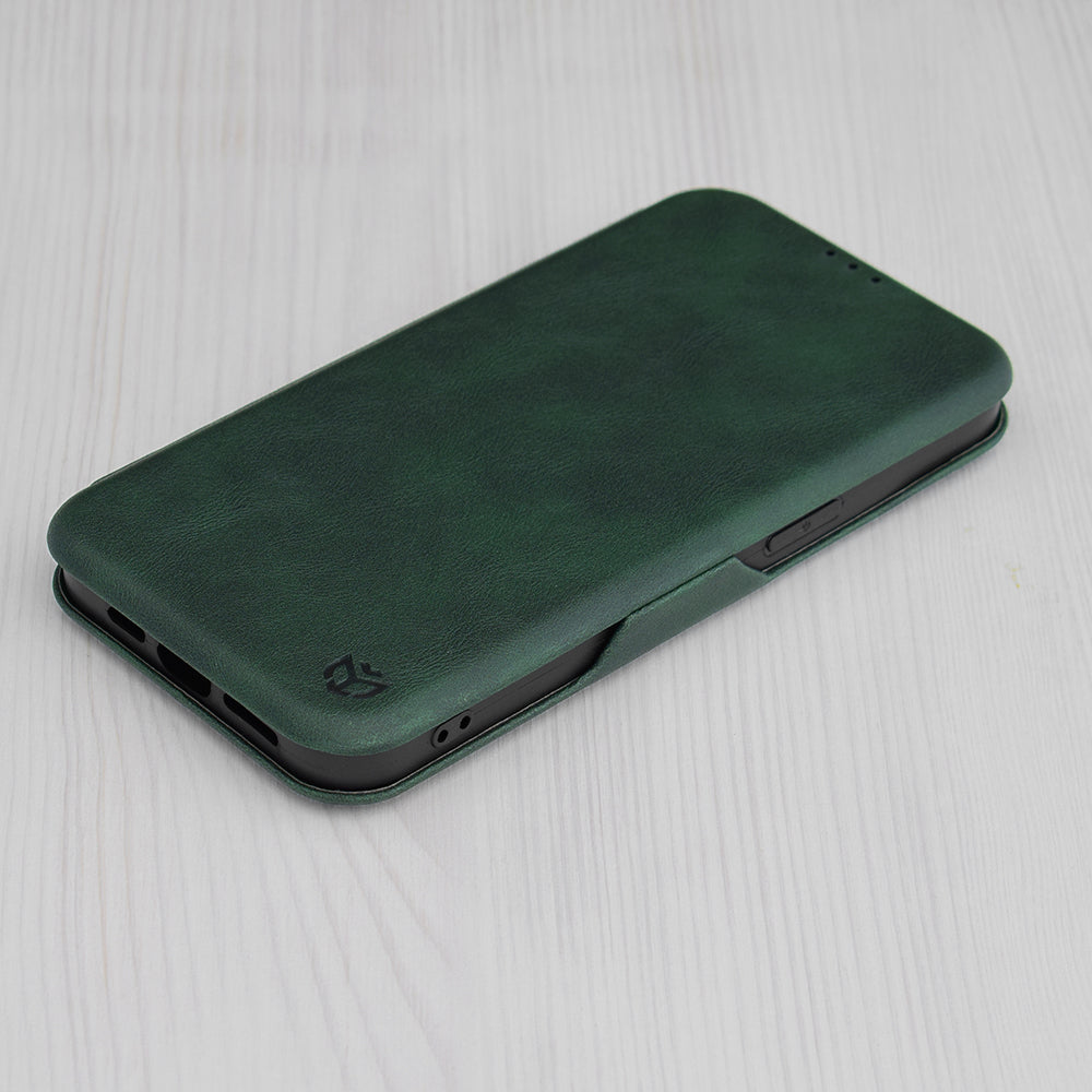 Cover til Apple iPhone 15, Techsuit, Safe Wallet Plus, Grøn