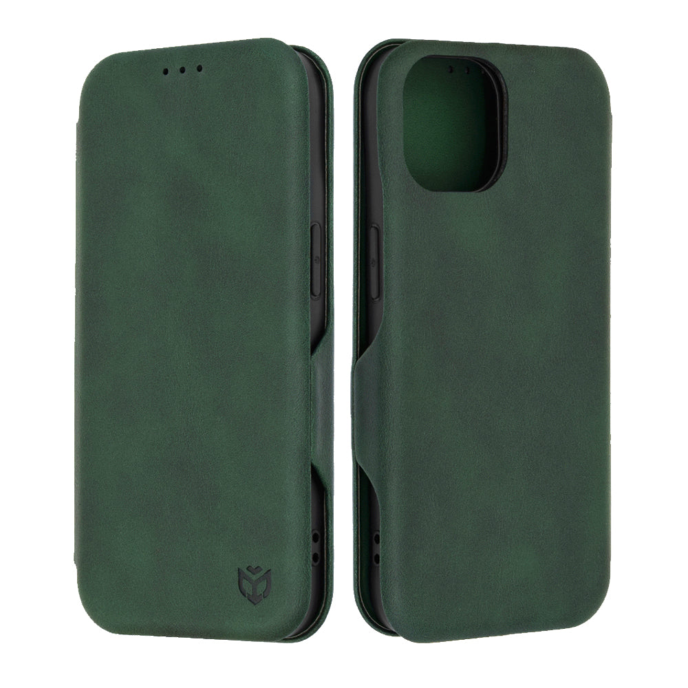 Cover til Apple iPhone 15, Techsuit, Safe Wallet Plus, Grøn