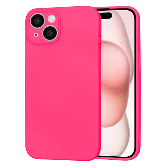 Etui til Apple iPhone 15, Techsuit, SoftFlex, Mørk Rosa