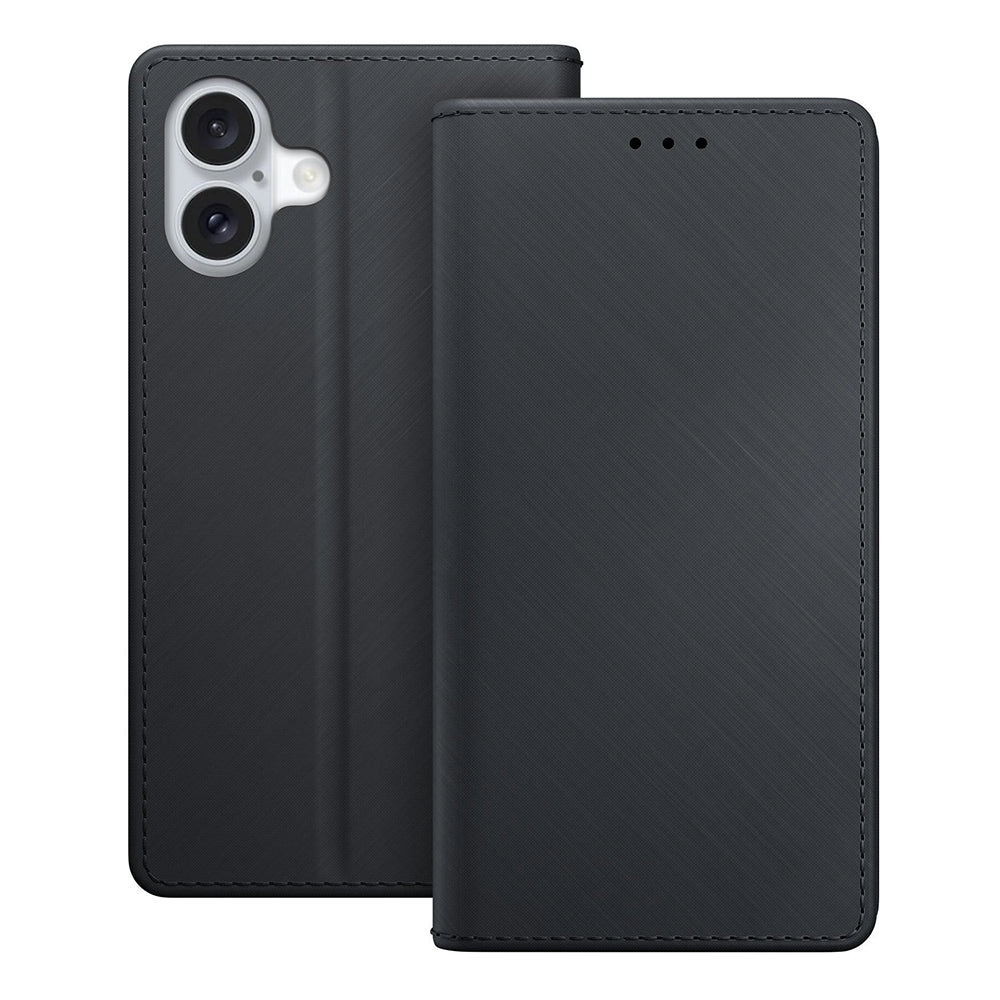 Cover til Apple iPhone 16, 3MK, Wallet, Sort