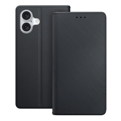 Cover til Apple iPhone 16, 3MK, Wallet, Sort