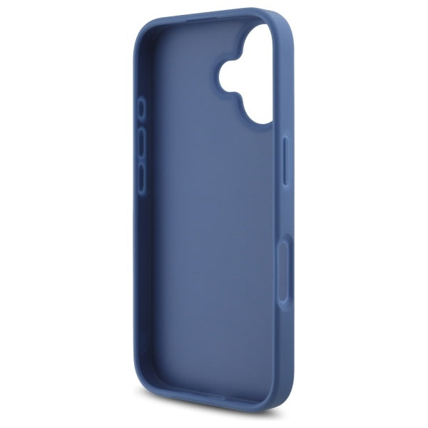 Case for Apple iPhone 16, Guess, 4G Big Logo, Blue