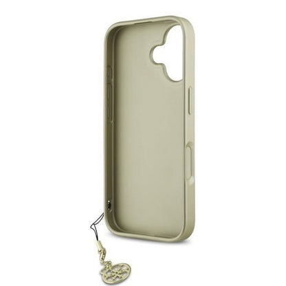 Etui til Apple iPhone 16, Guess, 4G Charm, Sort