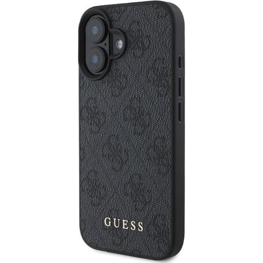 Etui til Apple iPhone 16, Guess, 4G Classic, Sort