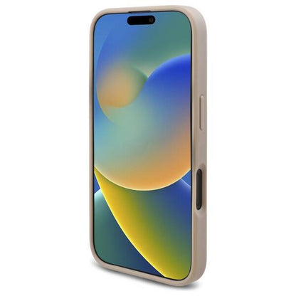 Etui til Apple iPhone 16, Guess, 4G Triangle Logo, Hvid