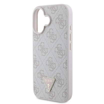 Case for Apple iPhone 16, Guess, Crossbody 4G Triangle Strass, Blue