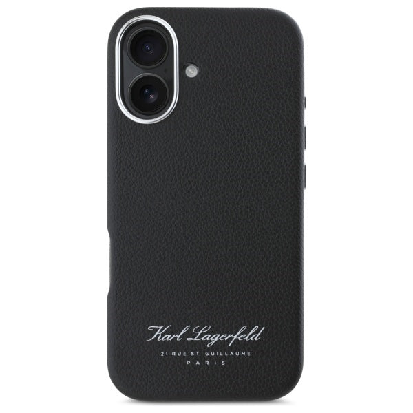 Etui til Apple iPhone 16, Karl Lagerfeld, RSG, Sort