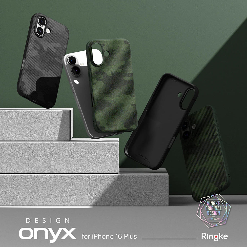 Cover til Apple iPhone 16 Plus, Ringke, Onyx Design, Grøn