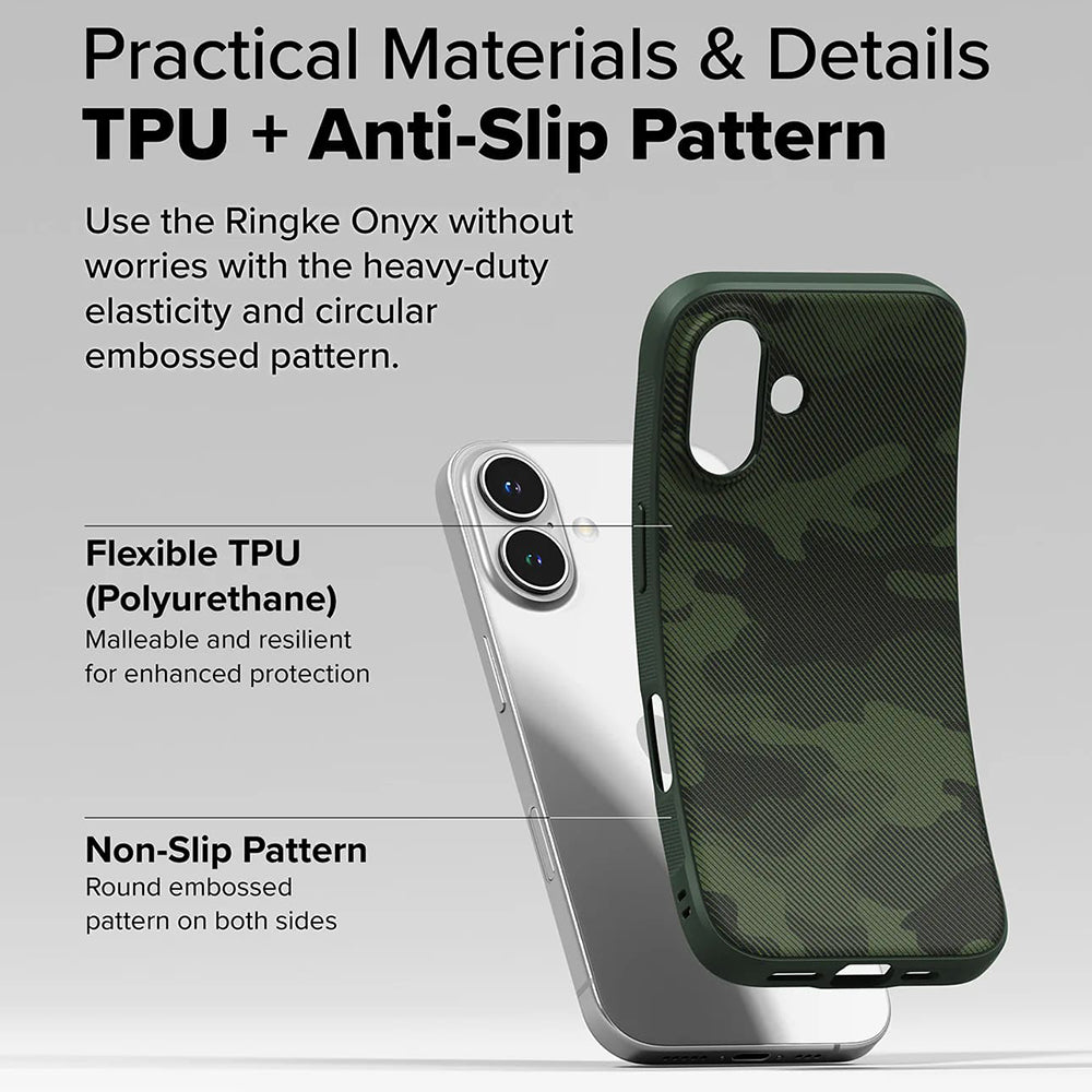 Cover til Apple iPhone 16 Plus, Ringke, Onyx Design, Grøn