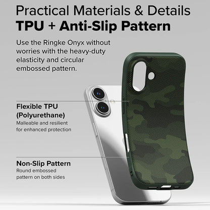 Cover til Apple iPhone 16 Plus, Ringke, Onyx Design, Grøn