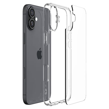 Etui til Apple iPhone 16 Plus, Spigen, Ultra Hybrid, Gennemsigtig