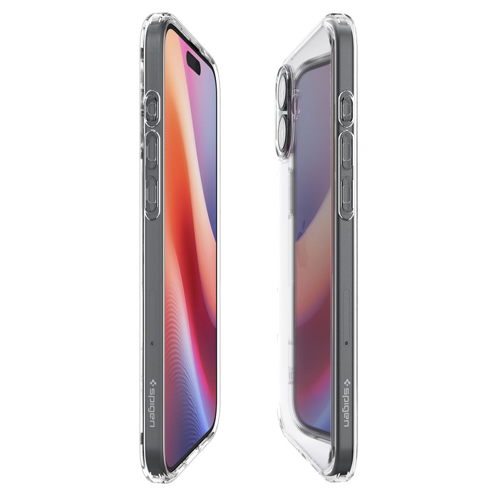 Etui til Apple iPhone 16 Plus, Spigen, Ultra Hybrid, Gennemsigtig