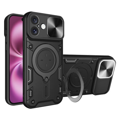 Cover til Apple iPhone 16 Plus, Techsuit, CamGuard Pro, Sort