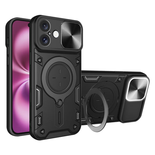 Cover til Apple iPhone 16 Plus, Techsuit, CamGuard Pro, Sort