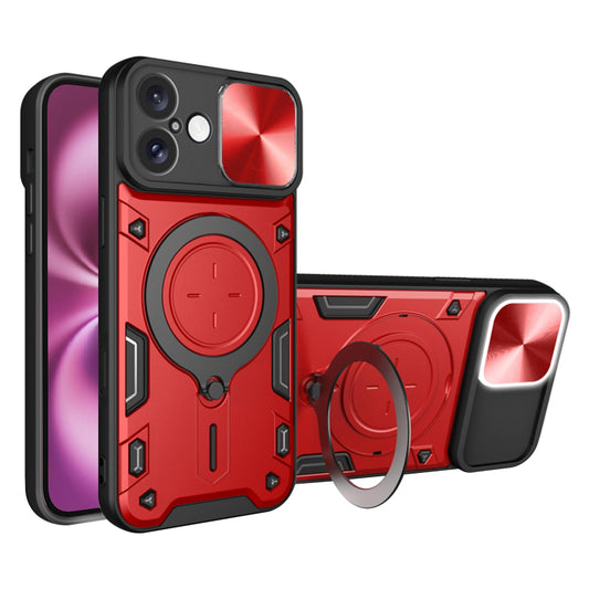 Cover til Apple iPhone 16 Plus, Techsuit, CamGuard Pro, Rød
