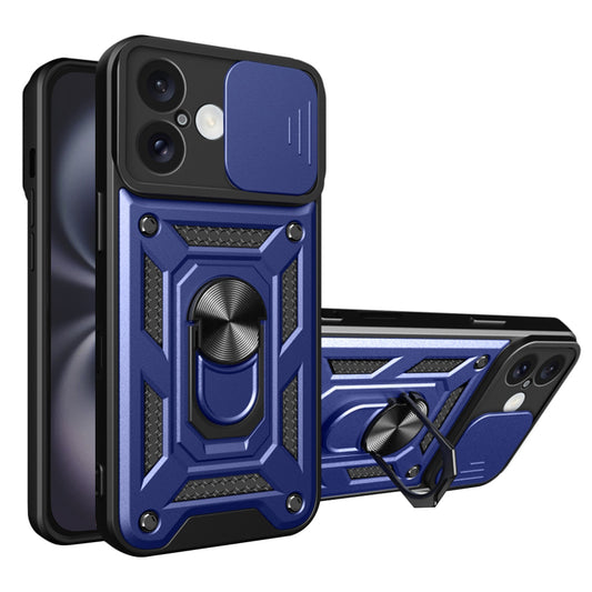 Cover til Apple iPhone 16 Plus, Techsuit, CamShield, Blå