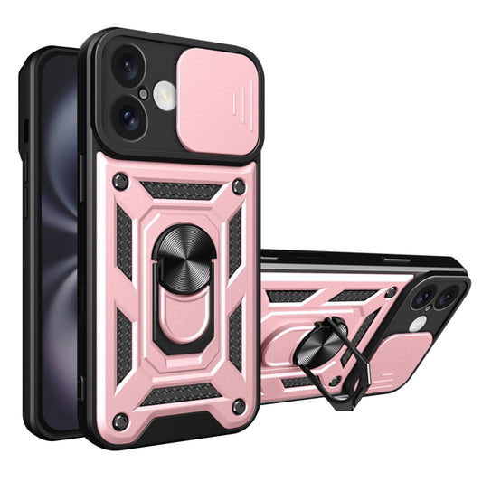 Cover til Apple iPhone 16 Plus, Techsuit, CamShield, Pink