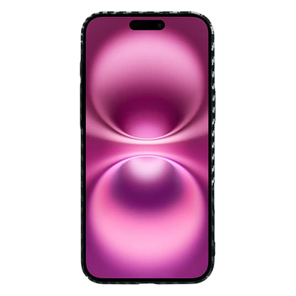 Cover til Apple iPhone 16 Plus, Techsuit, Carbonite FiberShell, Sort Grå