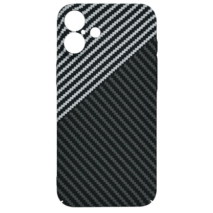 Cover til Apple iPhone 16 Plus, Techsuit, Carbonite FiberShell, Sort Grå