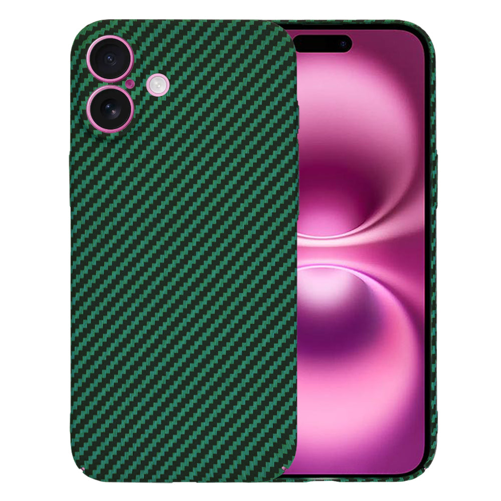 Cover til Apple iPhone 16 Plus, Techsuit, Carbonite FiberShell, Grøn