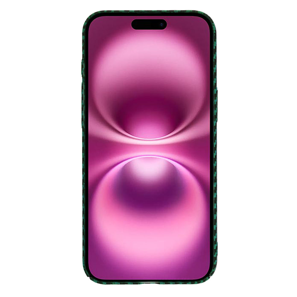 Cover til Apple iPhone 16 Plus, Techsuit, Carbonite FiberShell, Grøn